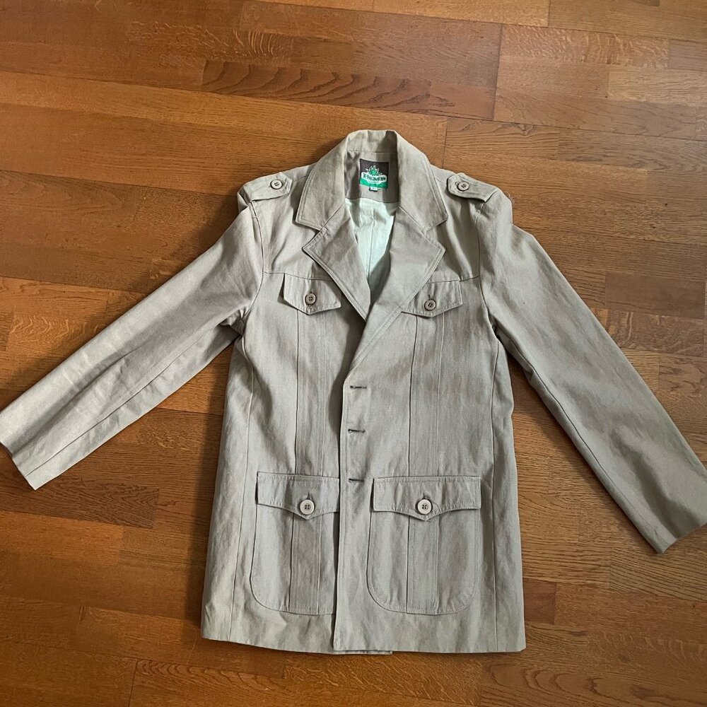 Braintree Hemp Cotton Jacket, Size Large
